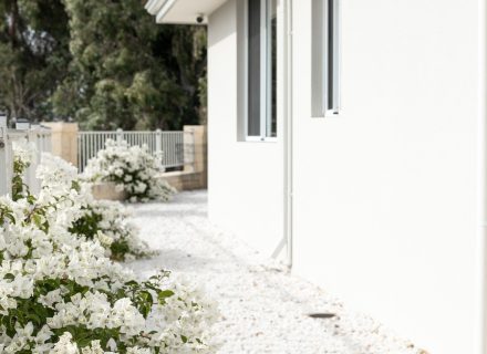 facade garage driveway