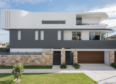 facade driveway garage