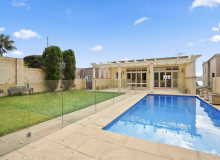 pool outdoor area backyard