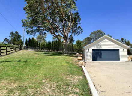 backyard garden established
