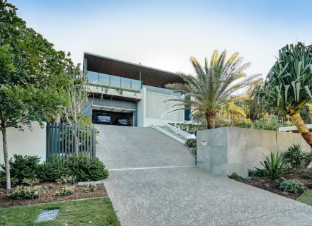 driveway garage facade