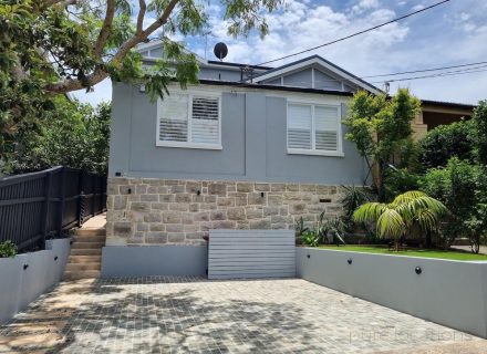 facade driveway garage