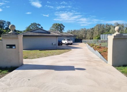 facade driveway garage