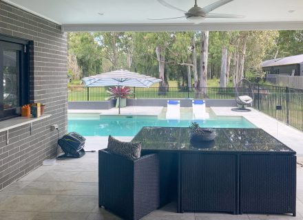 outdoor area backyard garden established
