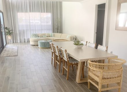 living room dining space