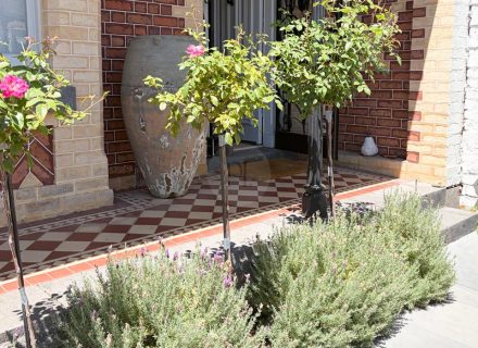 facade garage driveway