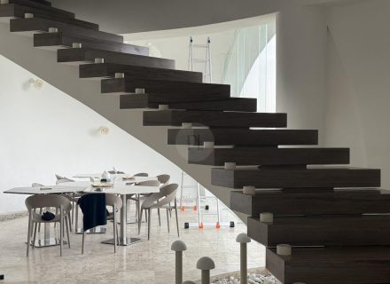 kitchen living room dining space