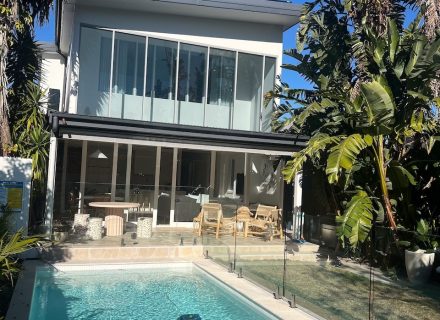pool garden established