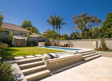 pool backyard outdoor area