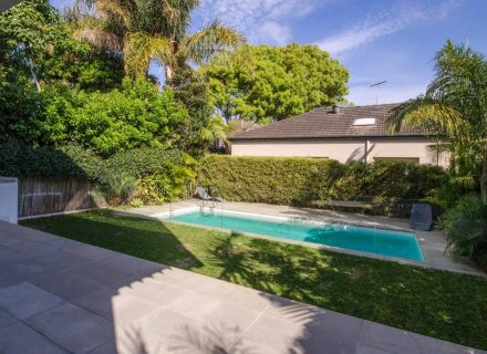 pool outdoor area backyard