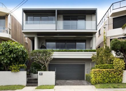 facade driveway garage