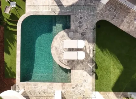 pool garden established